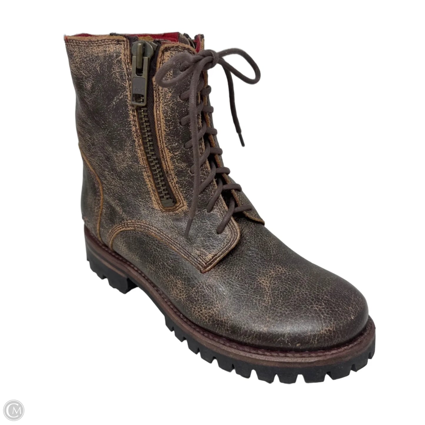 Tactic Trek Boots Ankle Flats By Bed Stu In Brown, Size: 9.5
