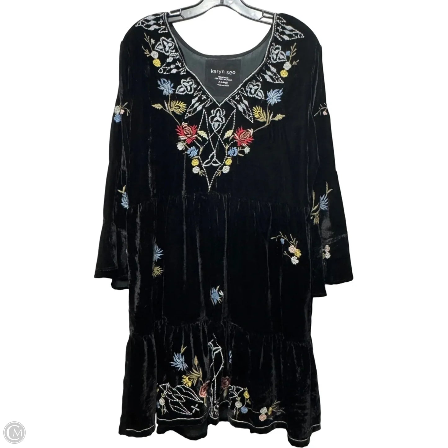 Dress Casual Short By Karyn Seo In Floral Print, Size: Xl