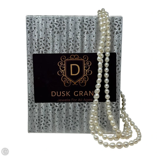 Triple Strand Graduated Freshwater Pearl Necklace By DuskGrand