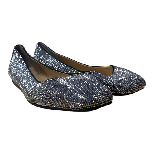 Shoes Flats By Inc In Silver, Size:11