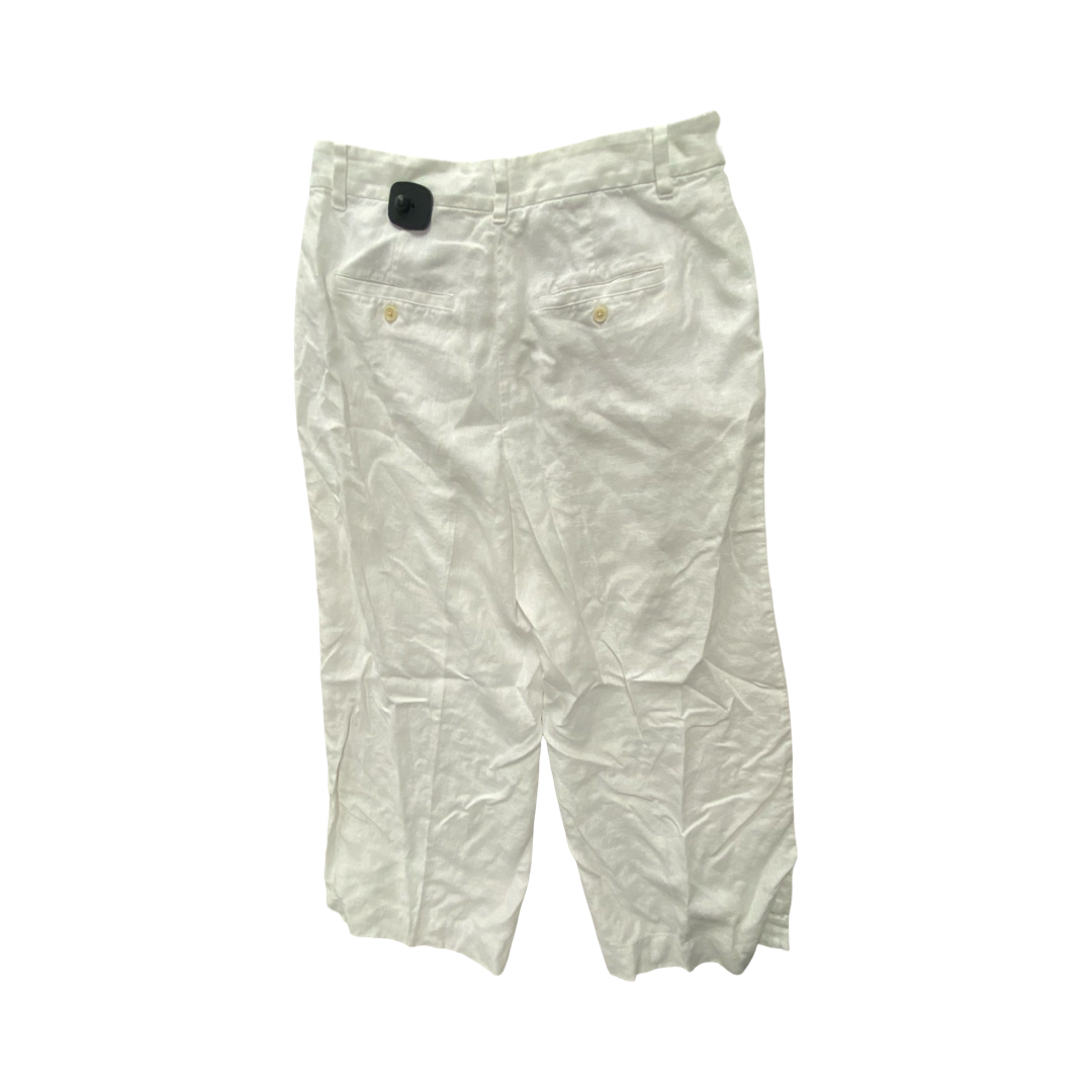 Pants Linen By Madewell In White, Size:14