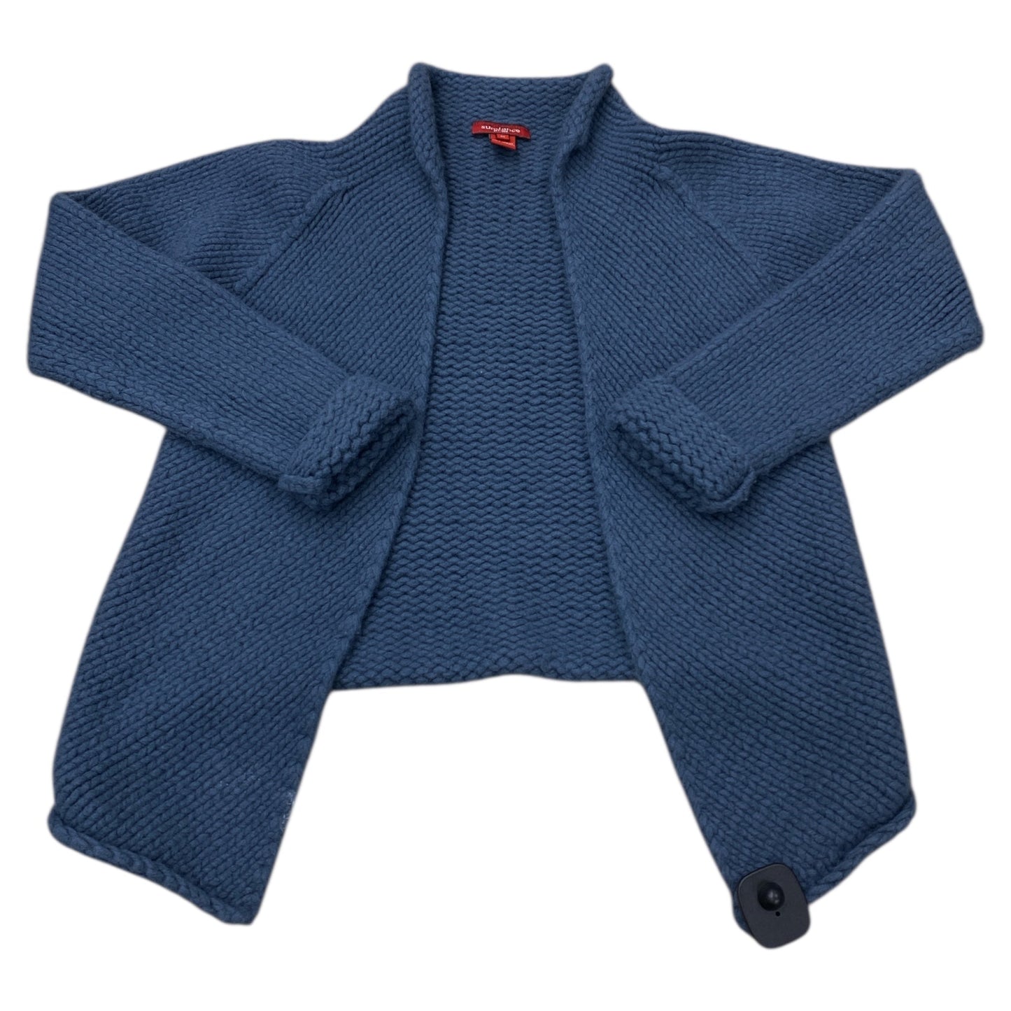 Sweater Cardigan By Sundance In Blue, Size:M