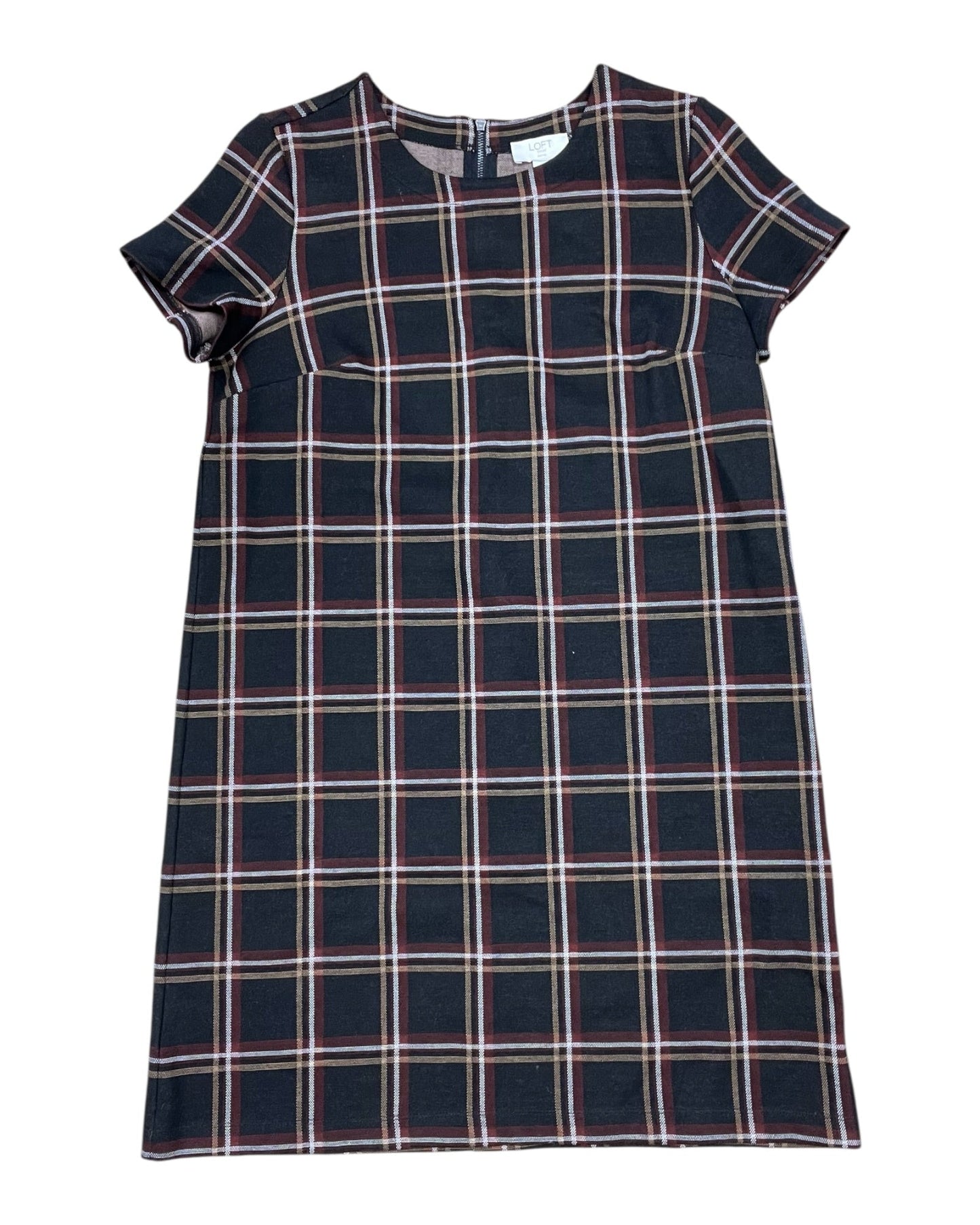 Dress Casual Midi By Loft In Brown, Size:Mp