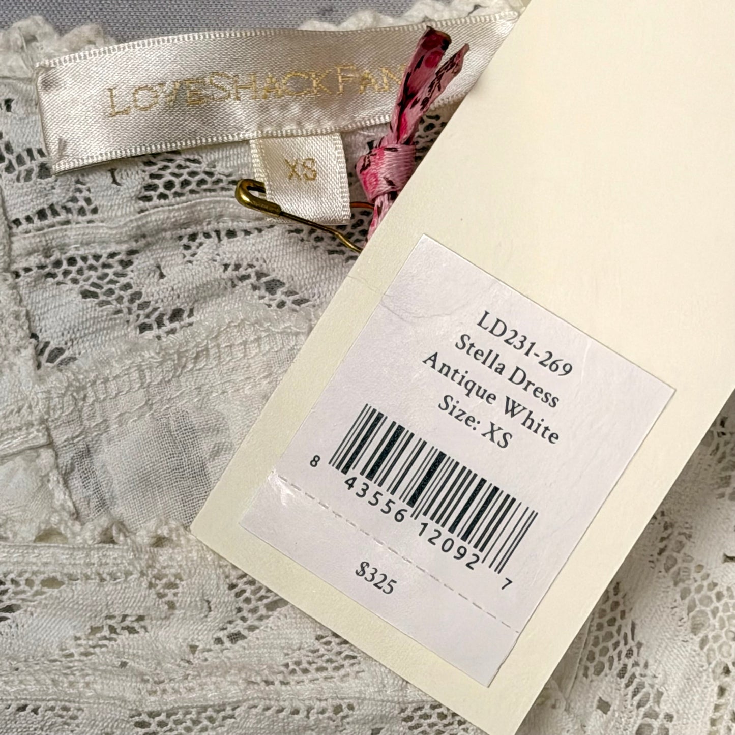 Dress Casual Midi By Loveshackfancy In White, Size: Xs