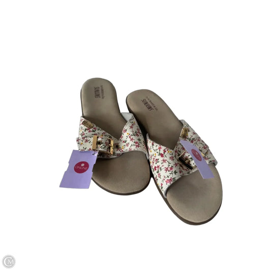 Shoes Flats By Bass In Cream & Pink, Size: 8