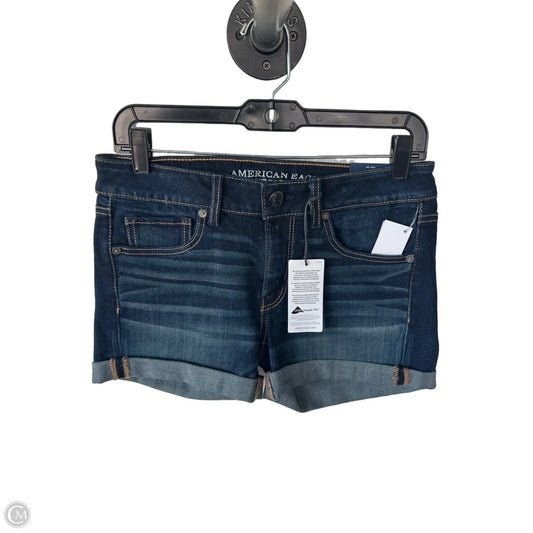 Shorts By American Eagle In Blue Denim, Size: S