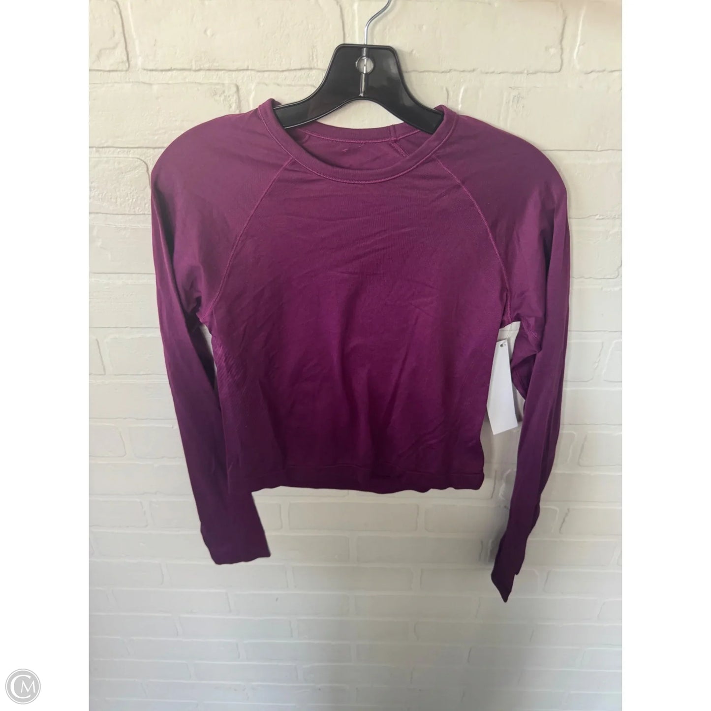 Athletic Top Long Sleeve Crewneck By Athleta In Purple, Size: S