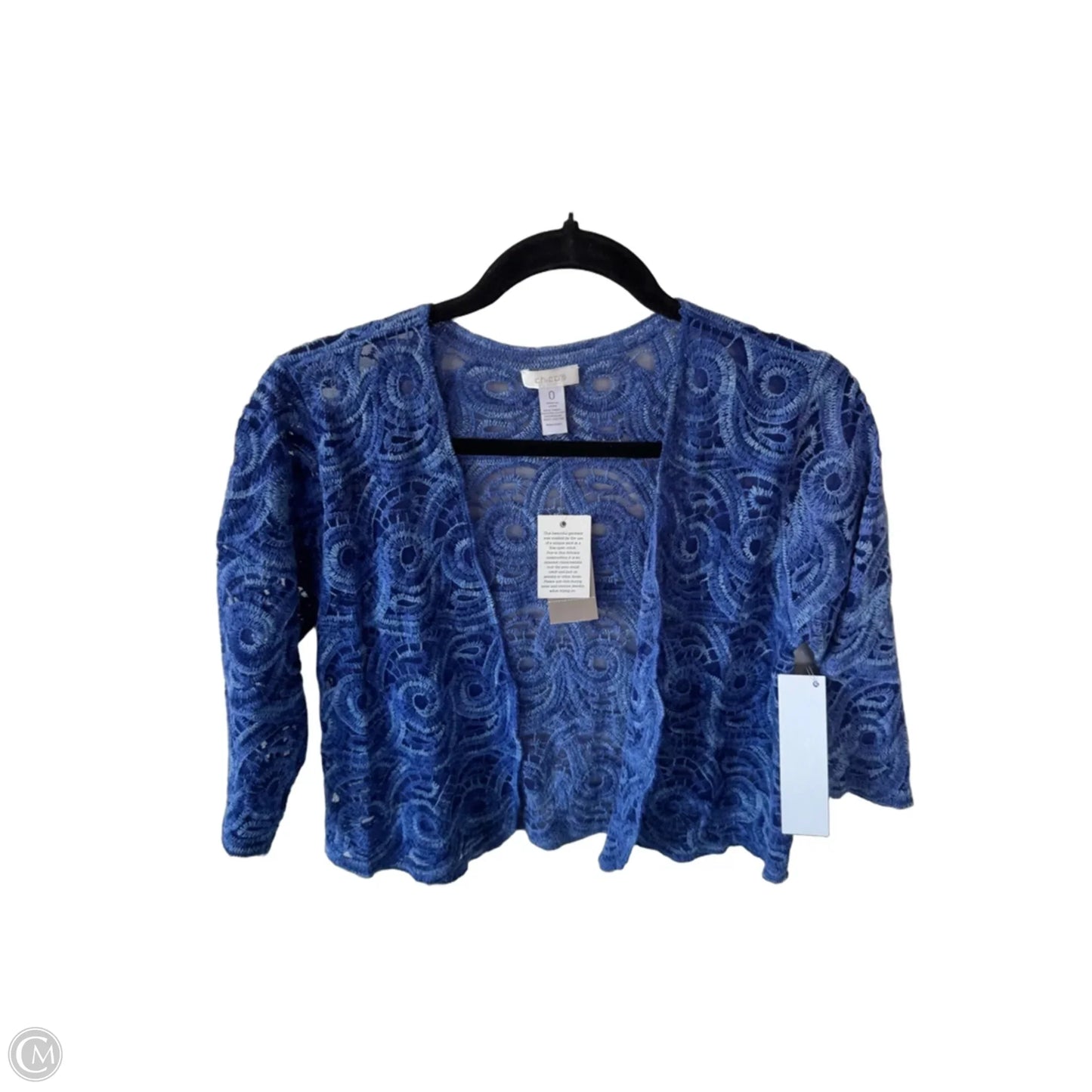 Bolero By Chicos In Blue, Size: S