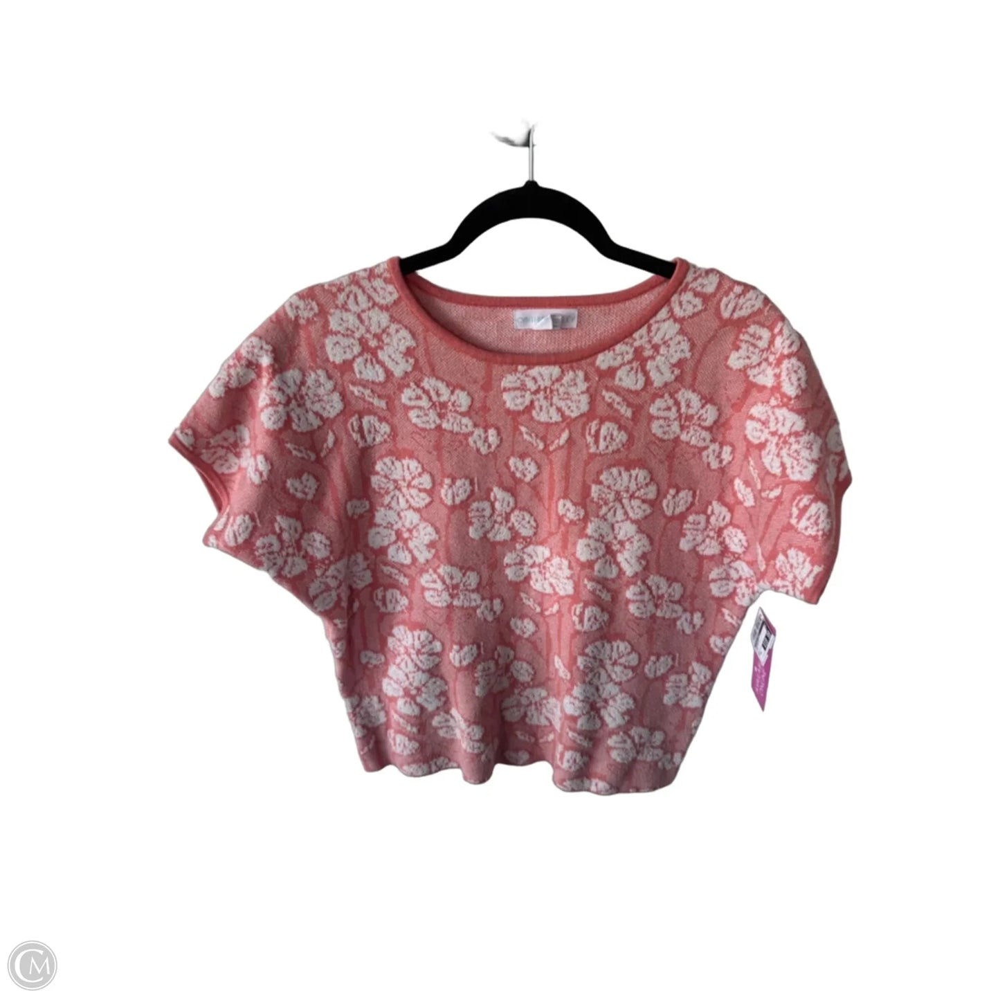 Sweater Short Sleeve By Cynthia Rowley In Pink, Size: Xs