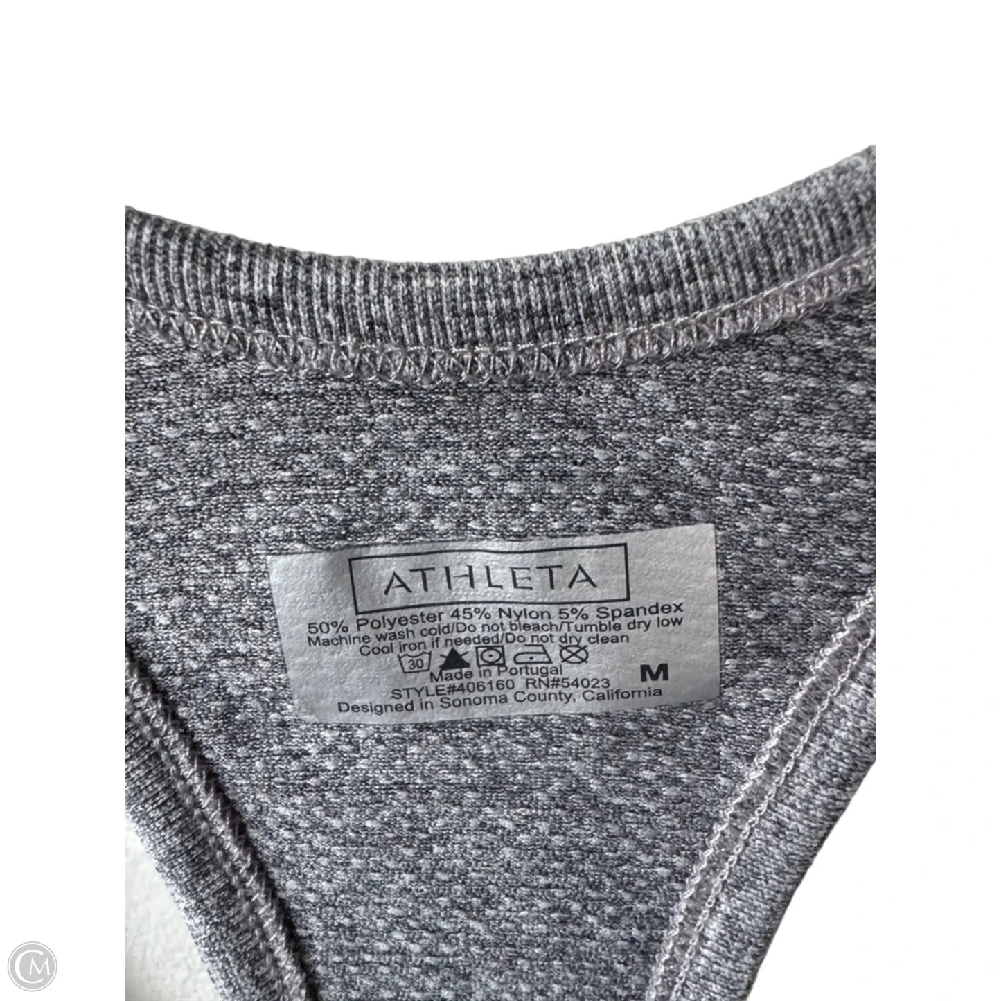 Athletic Tank Top By Athleta In Grey, Size: M