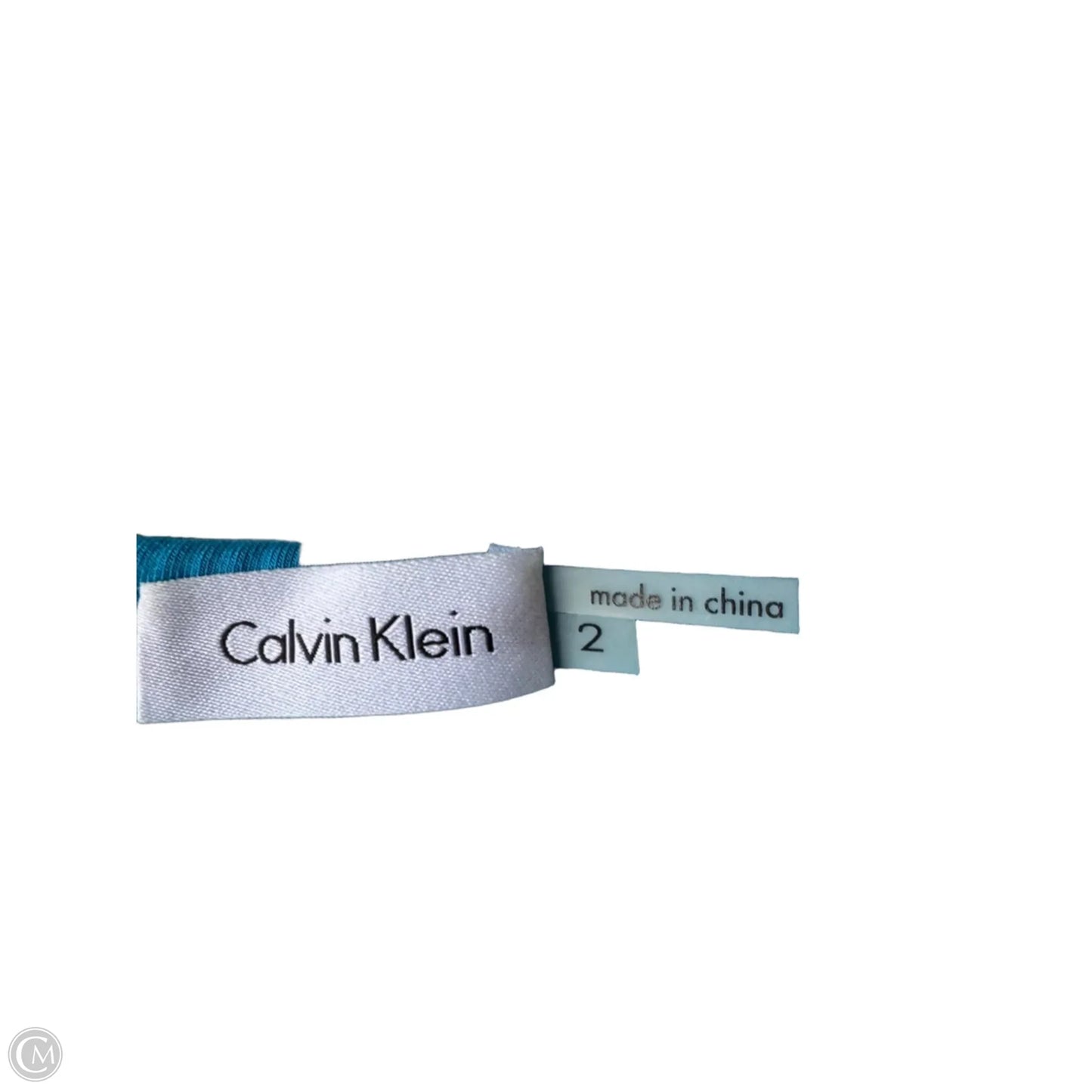 Dress Casual Short By Calvin Klein In Blue, Size: Xs