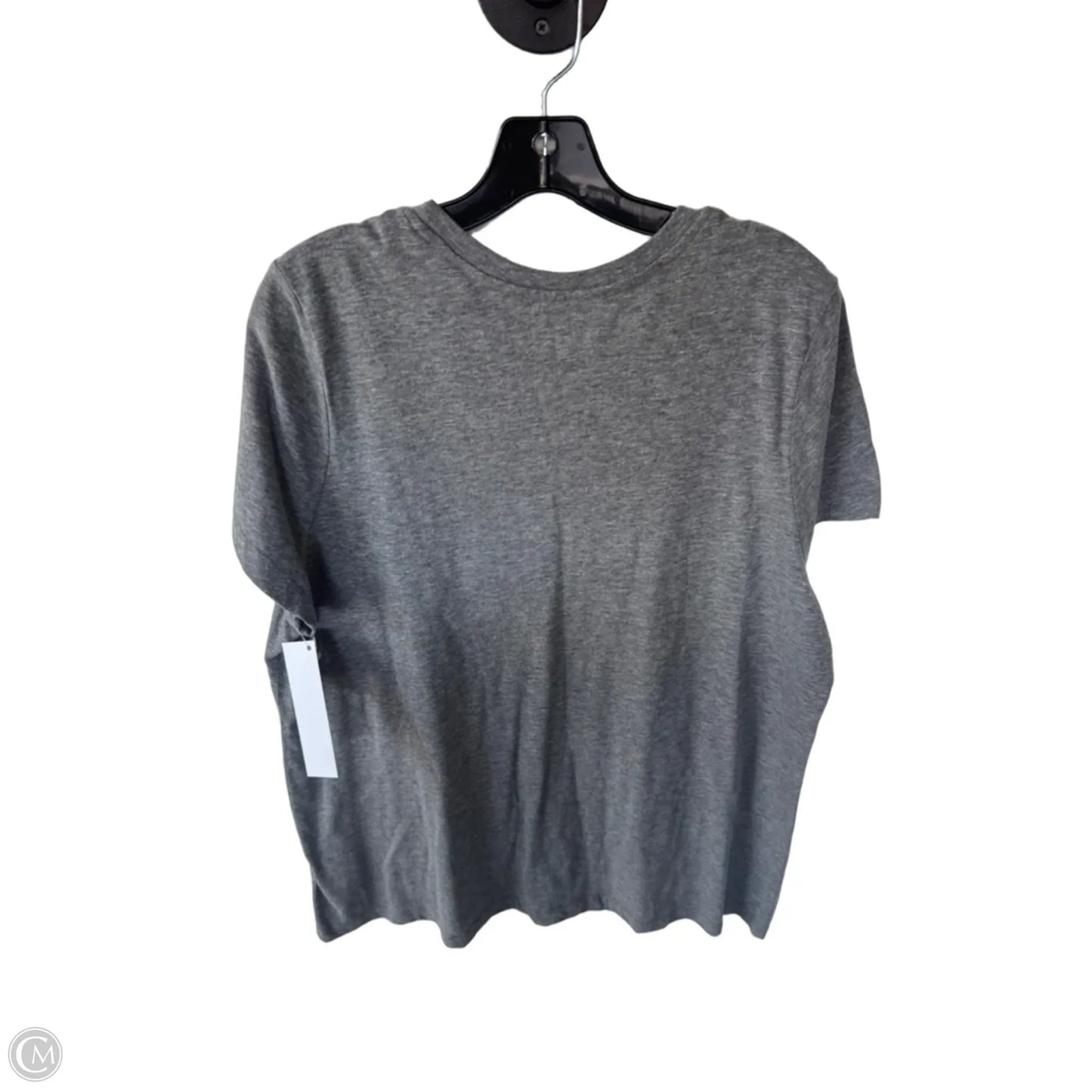 Top Short Sleeve By Lane Bryant In Grey, Size: 1x