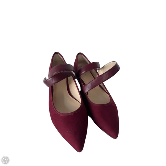 Shoes Flats By Nine West In Red, Size: 9.5