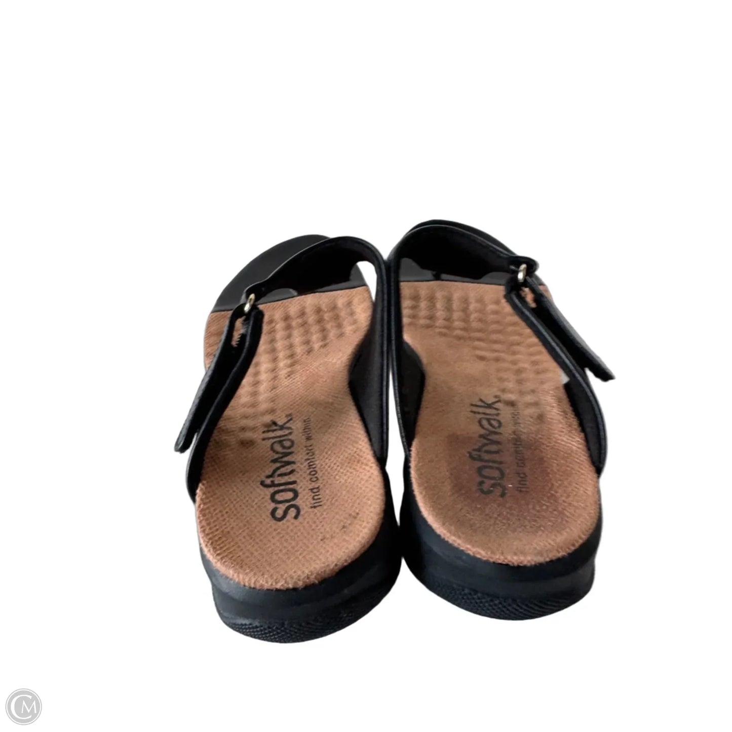Sandals Flats By Cmc In Black, Size: 6