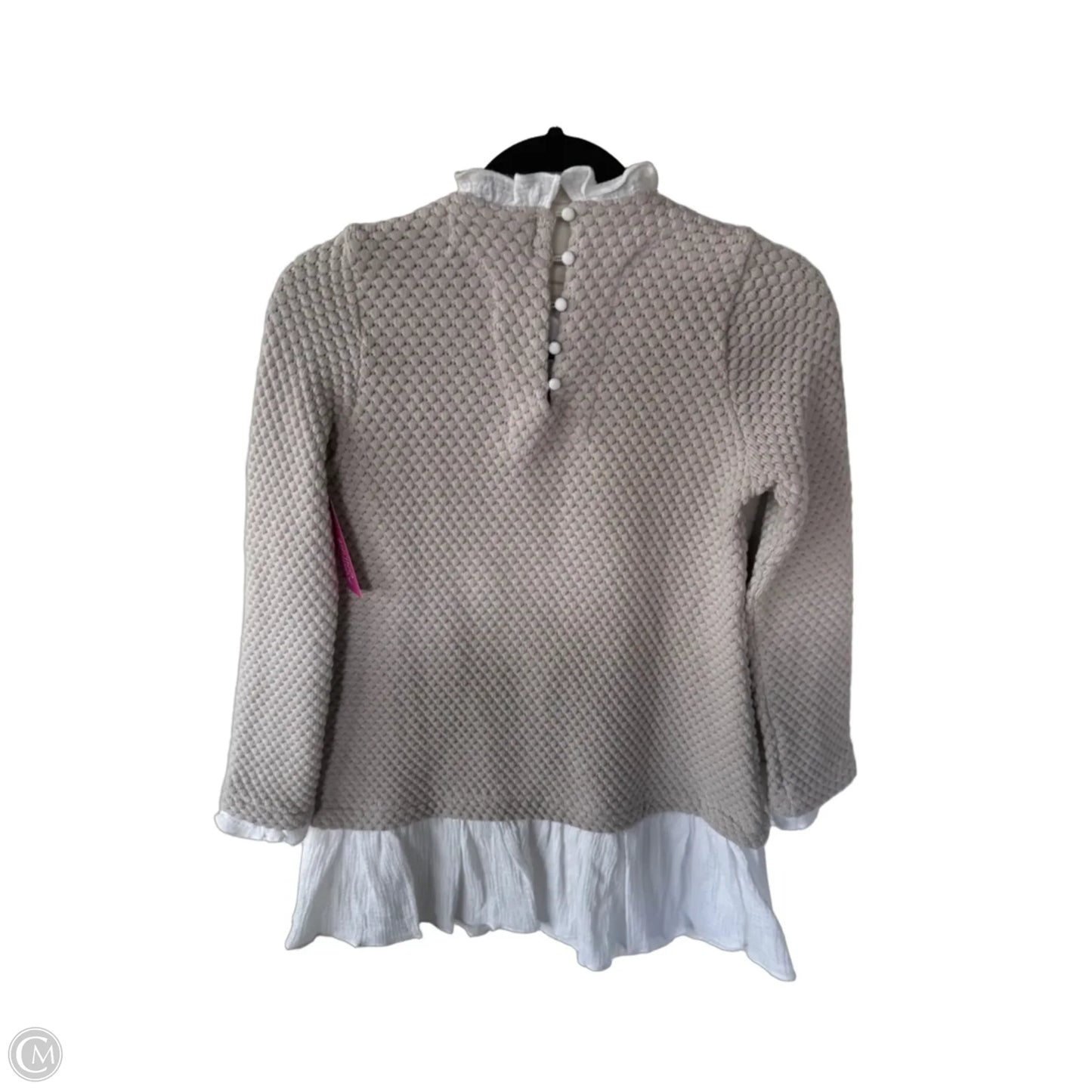 Dress Sweater By Sunday In Brooklyn In Tan & White, Size: Xs