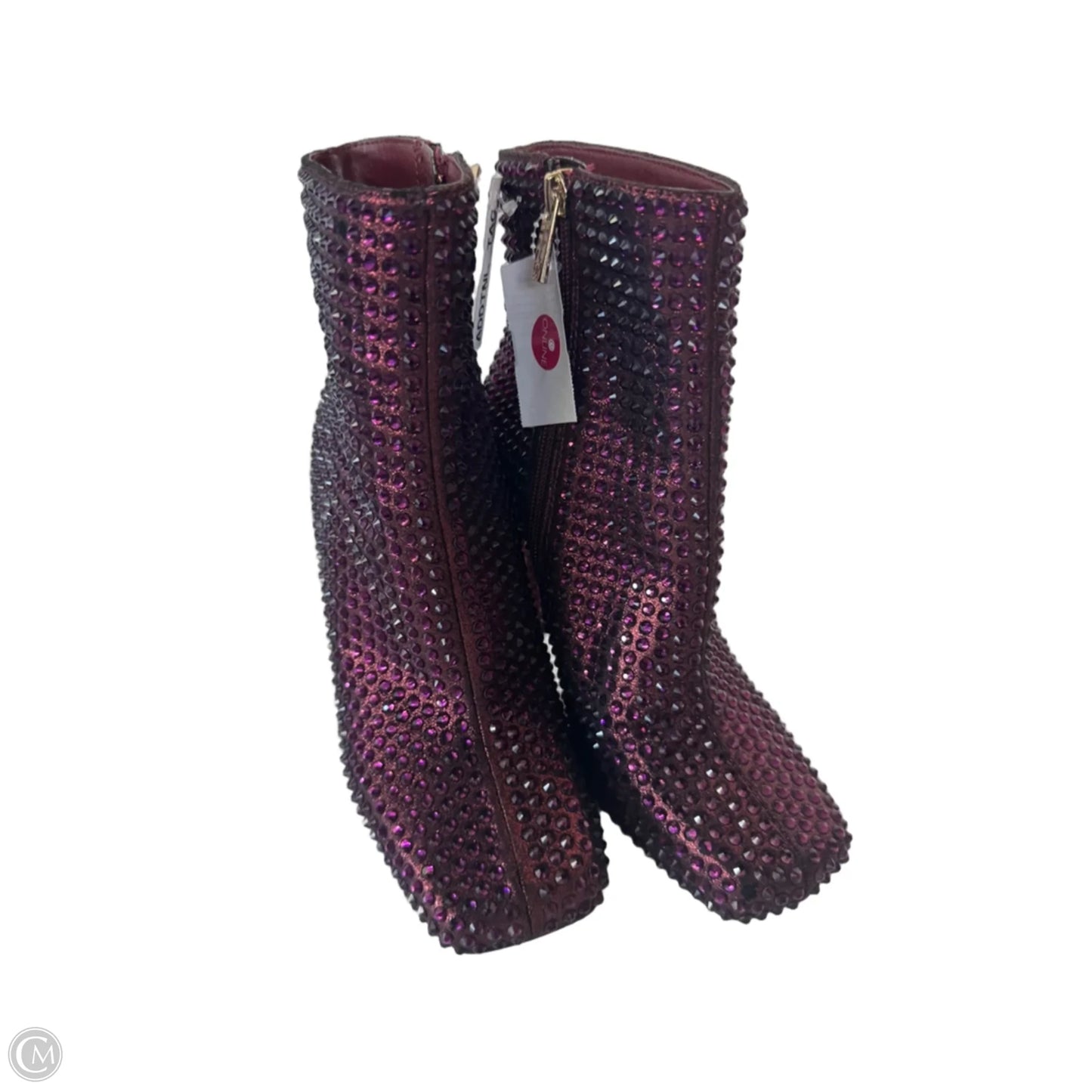 Boots Ankle Heels By Jessica Simpson In Red, Size: 6