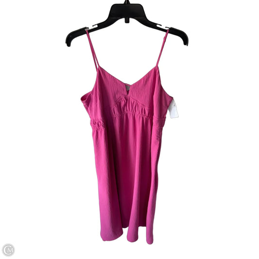 Dress Casual Midi By A New Day In Pink, Size: L
