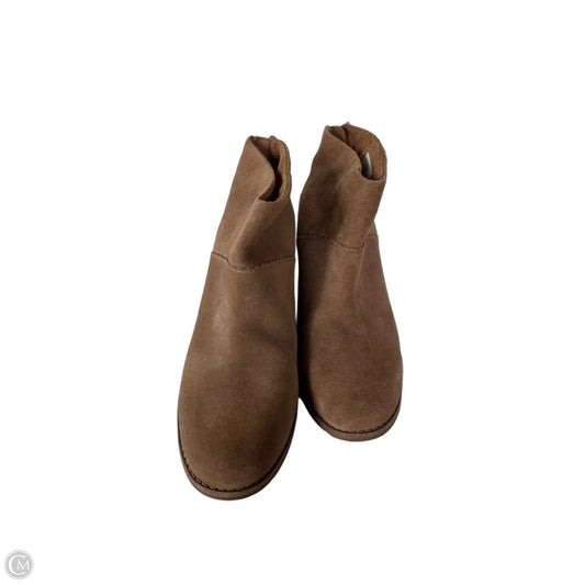 Boots Ankle Heels By Toms In Tan, Size: 6