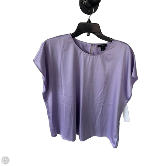 Top Short Sleeve By Halogen In Purple, Size: Xl