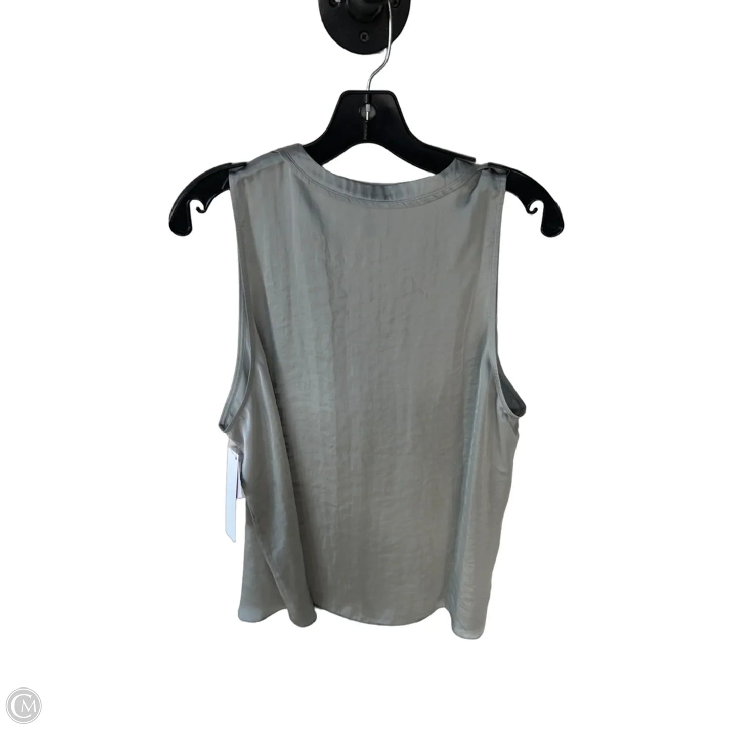 Top Sleeveless By Cabi In Silver, Size: Xl