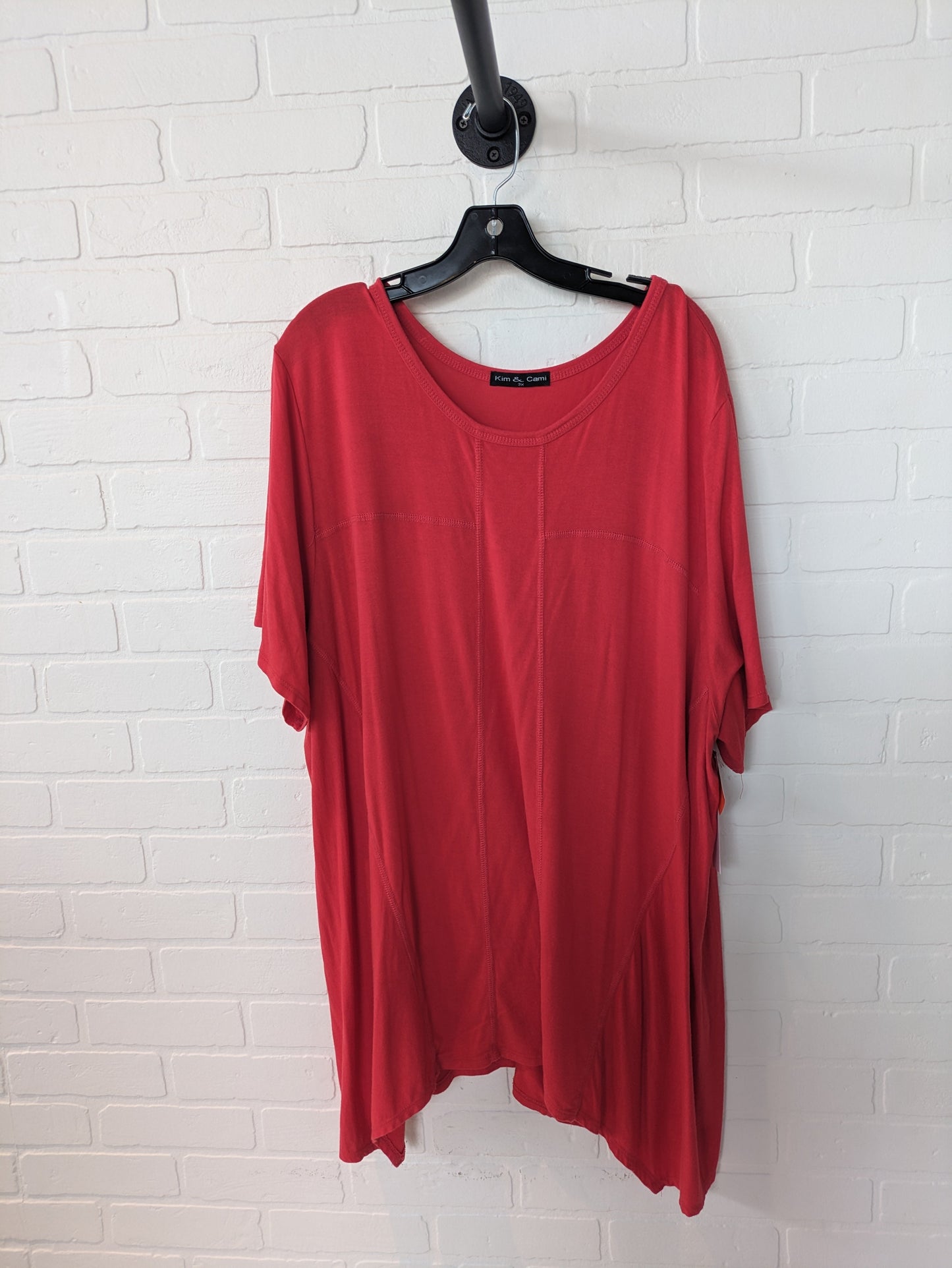 Tunic Short Sleeve By Kim & Cami  Size: 3x