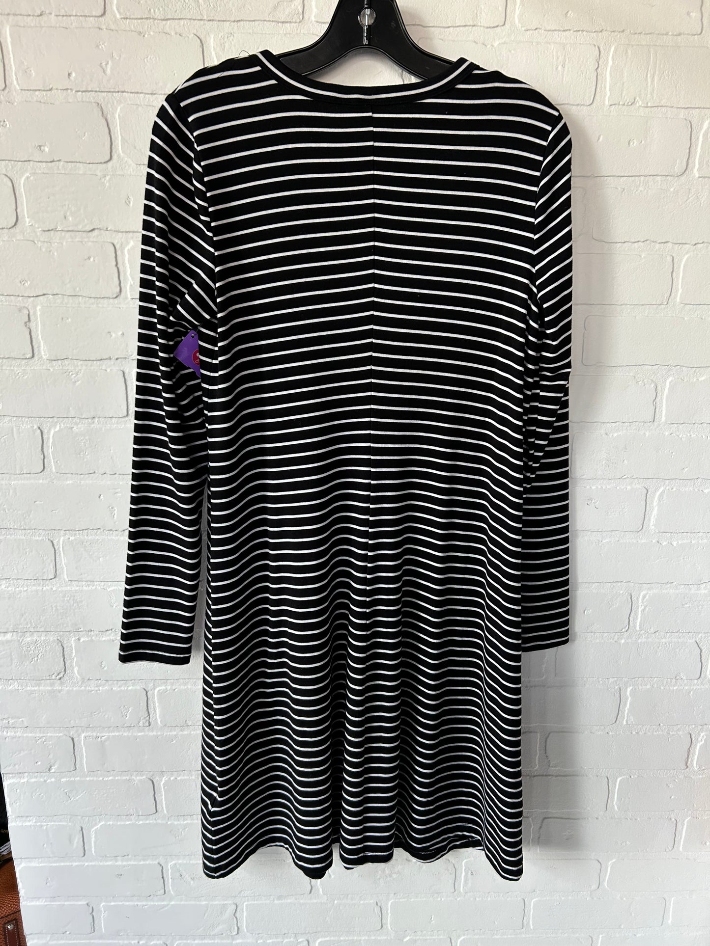 Black & White Dress Casual Midi Gap, Size S