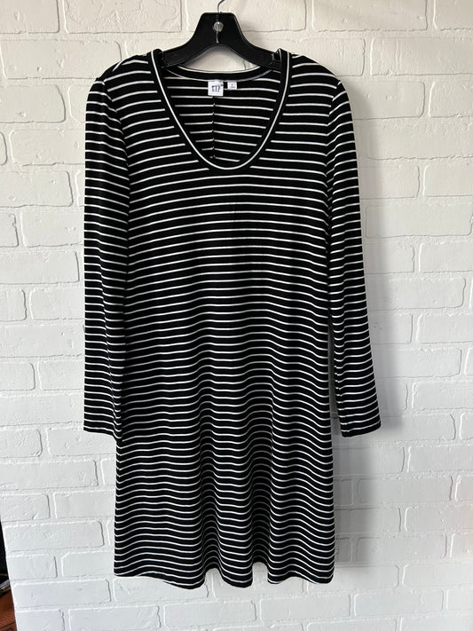 Black & White Dress Casual Midi Gap, Size S