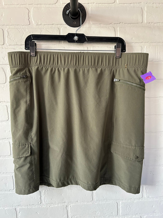 Green Athletic Skort Avalanche, Size 16