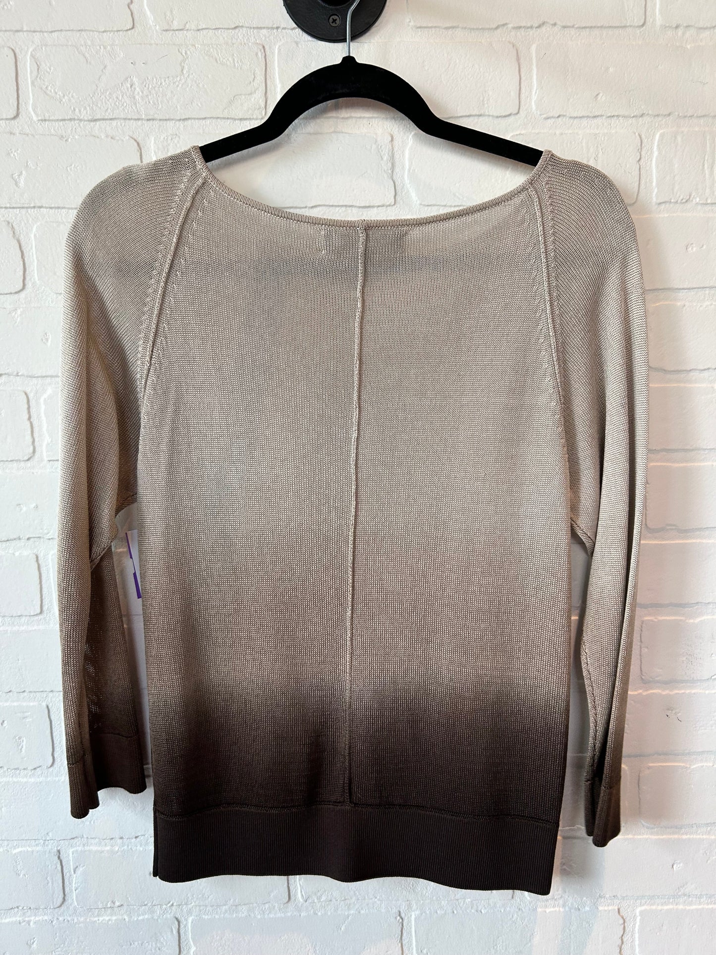 Tan Top Long Sleeve Jones New York, Size S