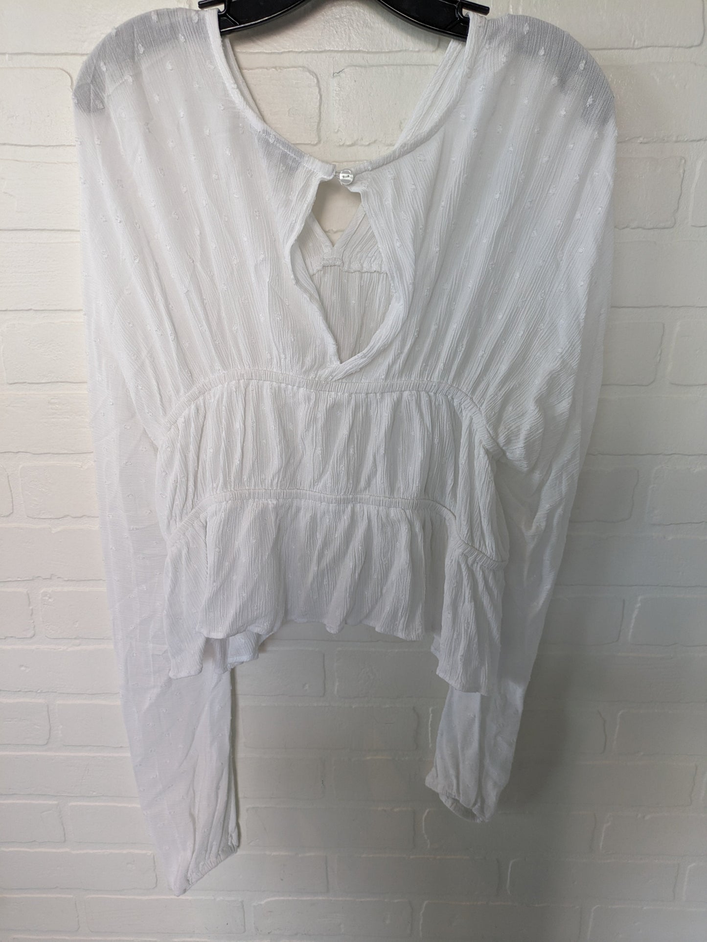 White Blouse Long Sleeve Asos, Size S