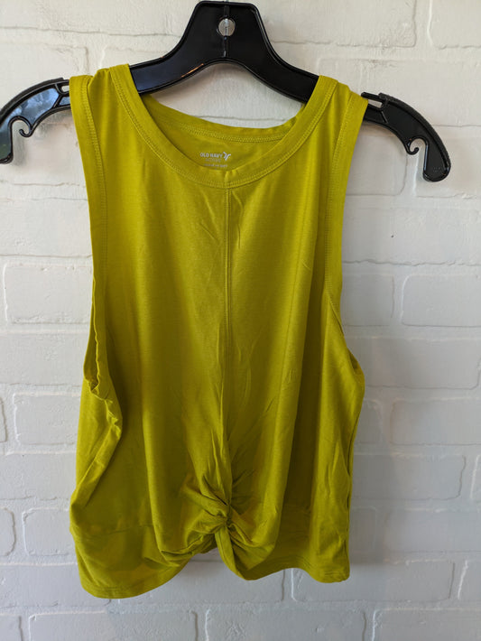 Yellow Athletic Tank Top Old Navy, Size S