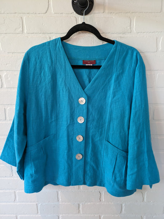 Blue Blazer Clothes Mentor, Size L