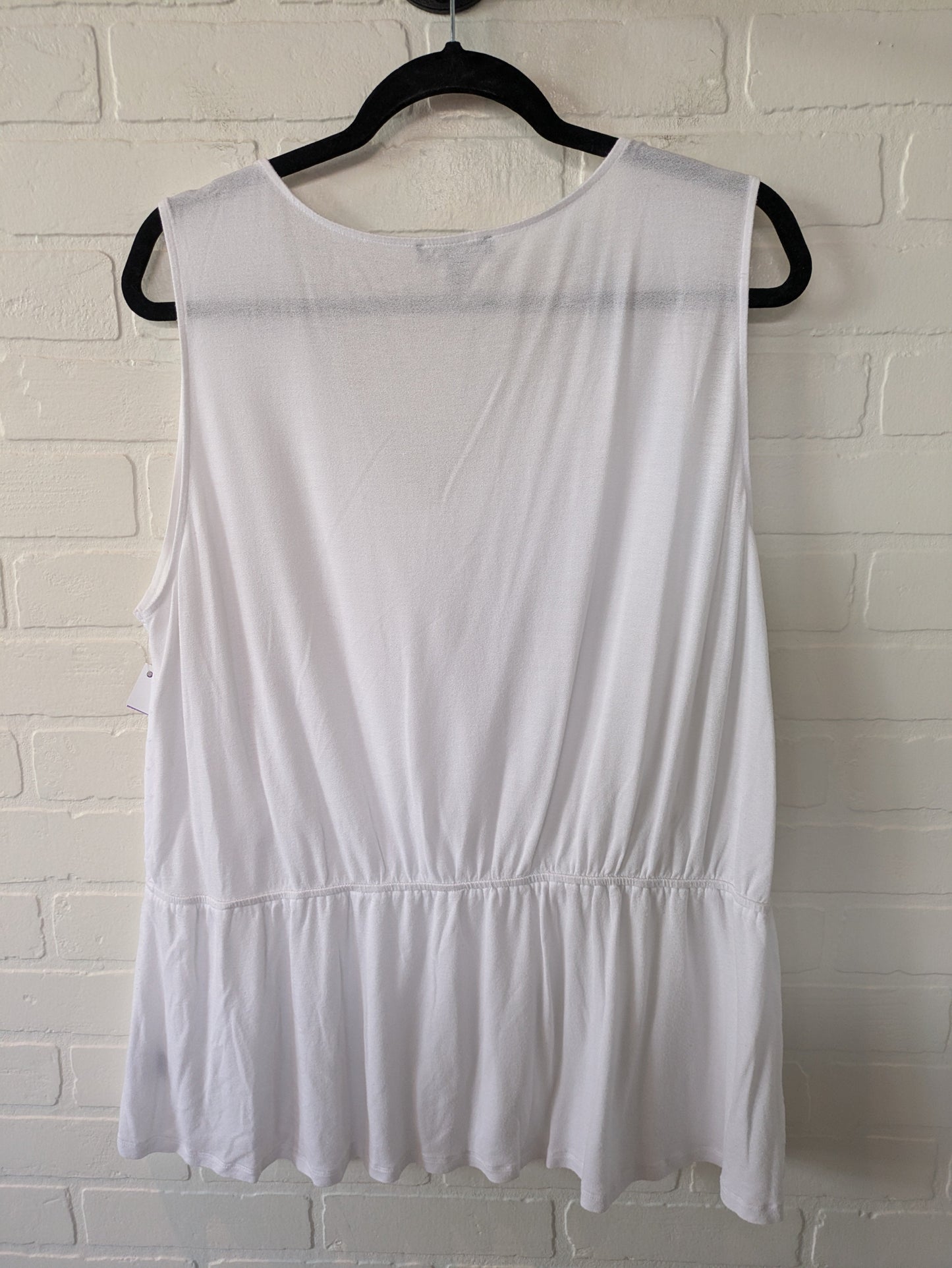 White Top Sleeveless Lane Bryant, Size 1x