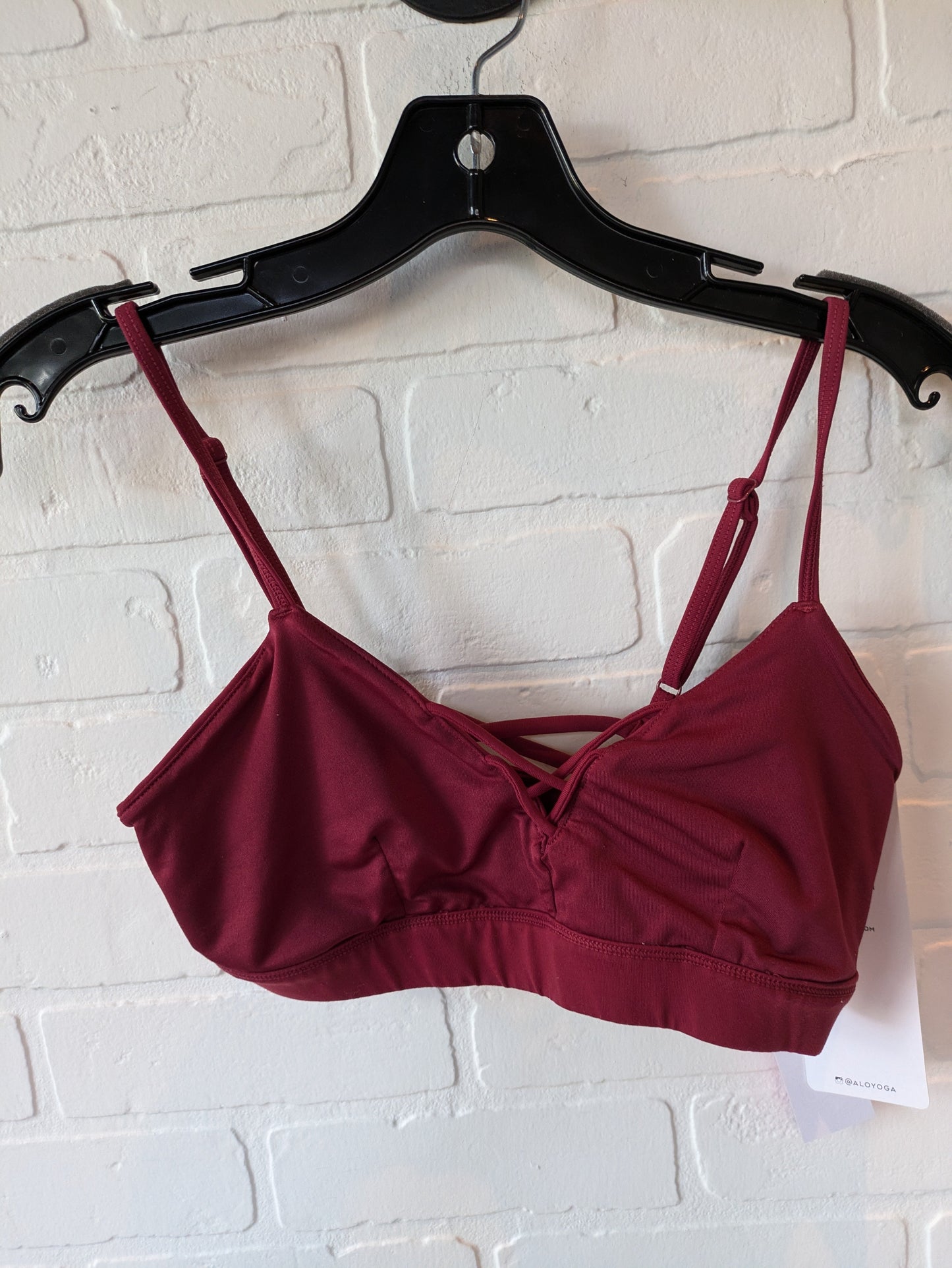 Red Athletic Bra Alo, Size Xs