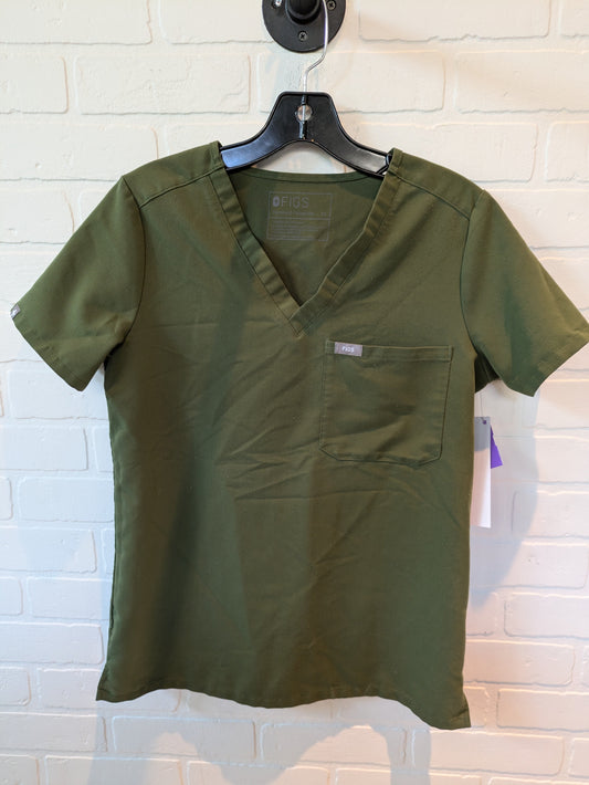 Green Top Short Sleeve Cmb, Size Xs