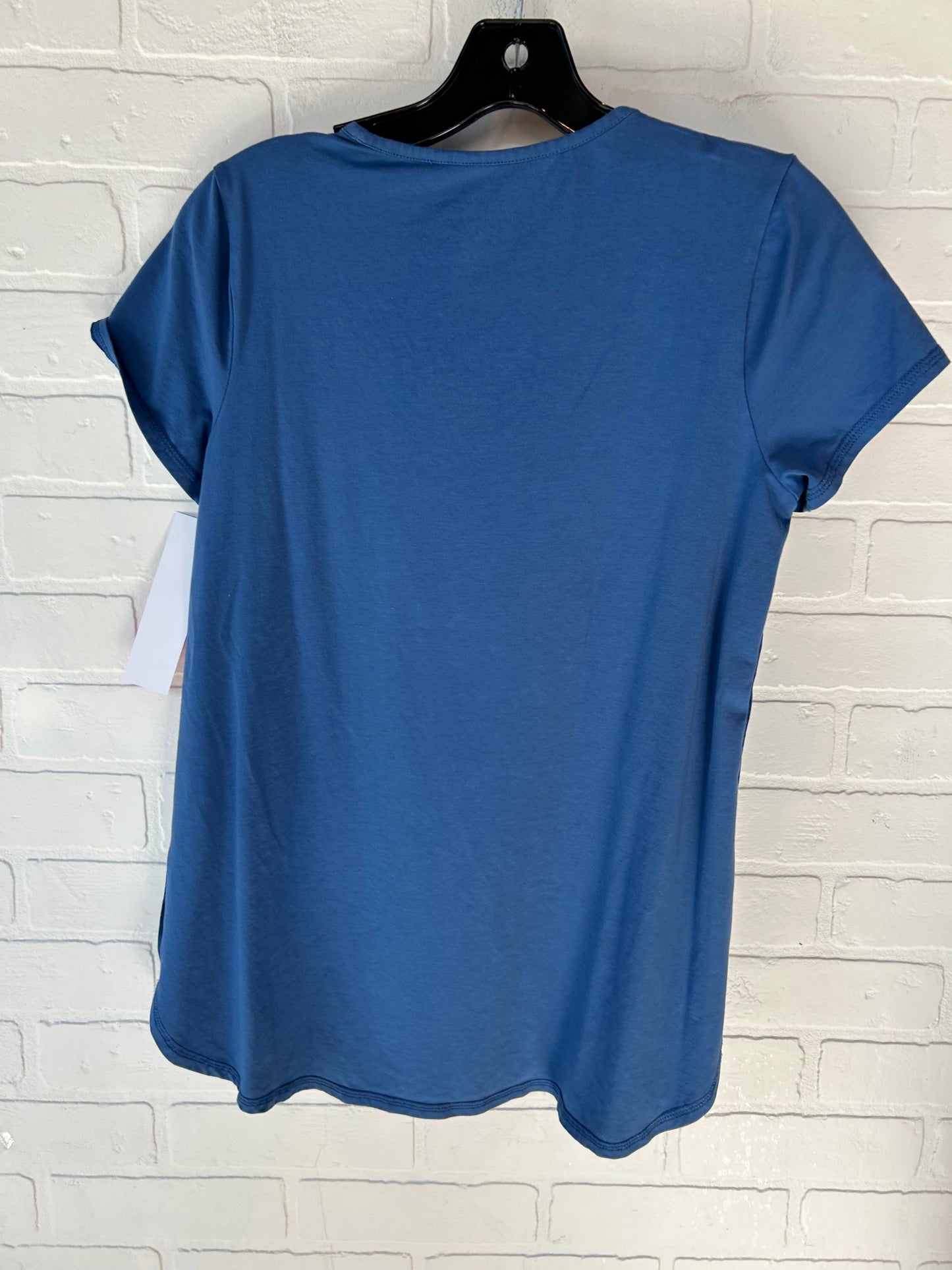 Blue Top Short Sleeve Basic J. Jill, Size Xs