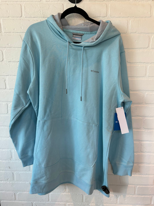 Blue Sweatshirt Hoodie Columbia, Size 2x