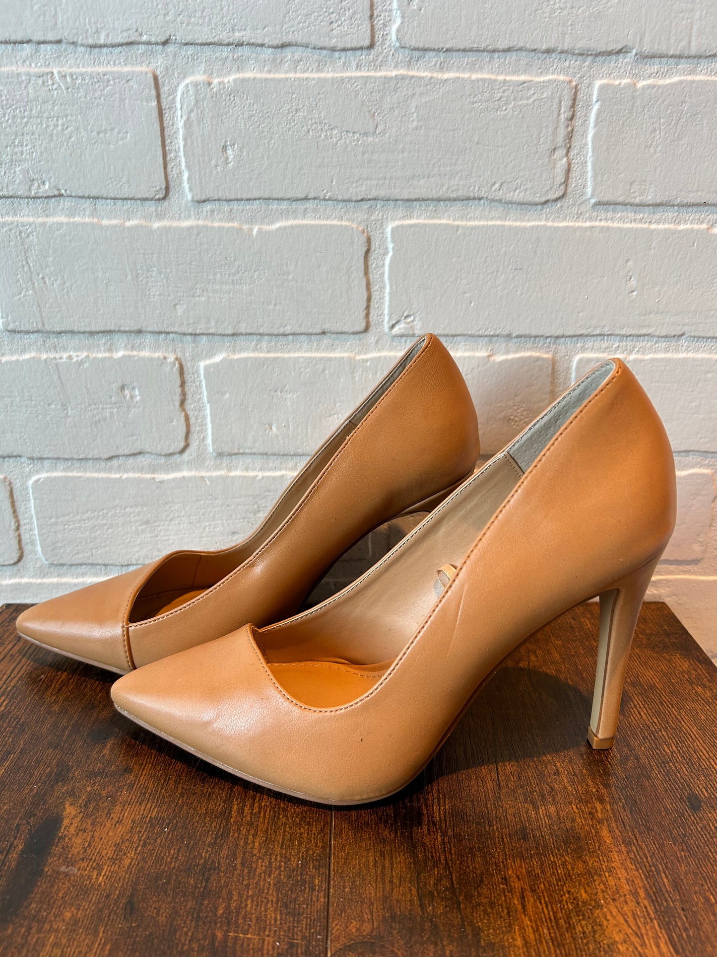 Tan Shoes Heels Stiletto Express, Size 8.5