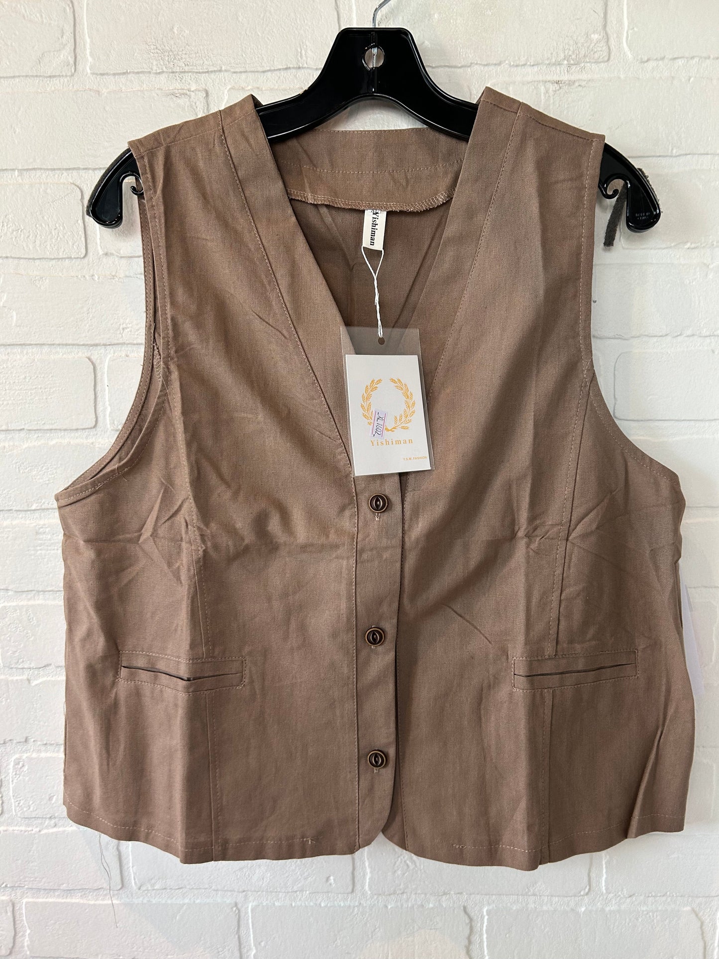 Brown Vest Other Yishiman, Size Xl