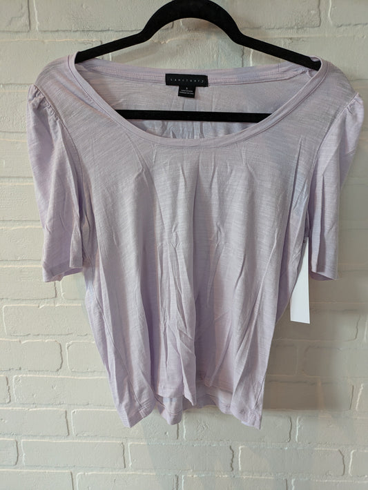 Purple Top Short Sleeve Basic Sanctuary, Size S