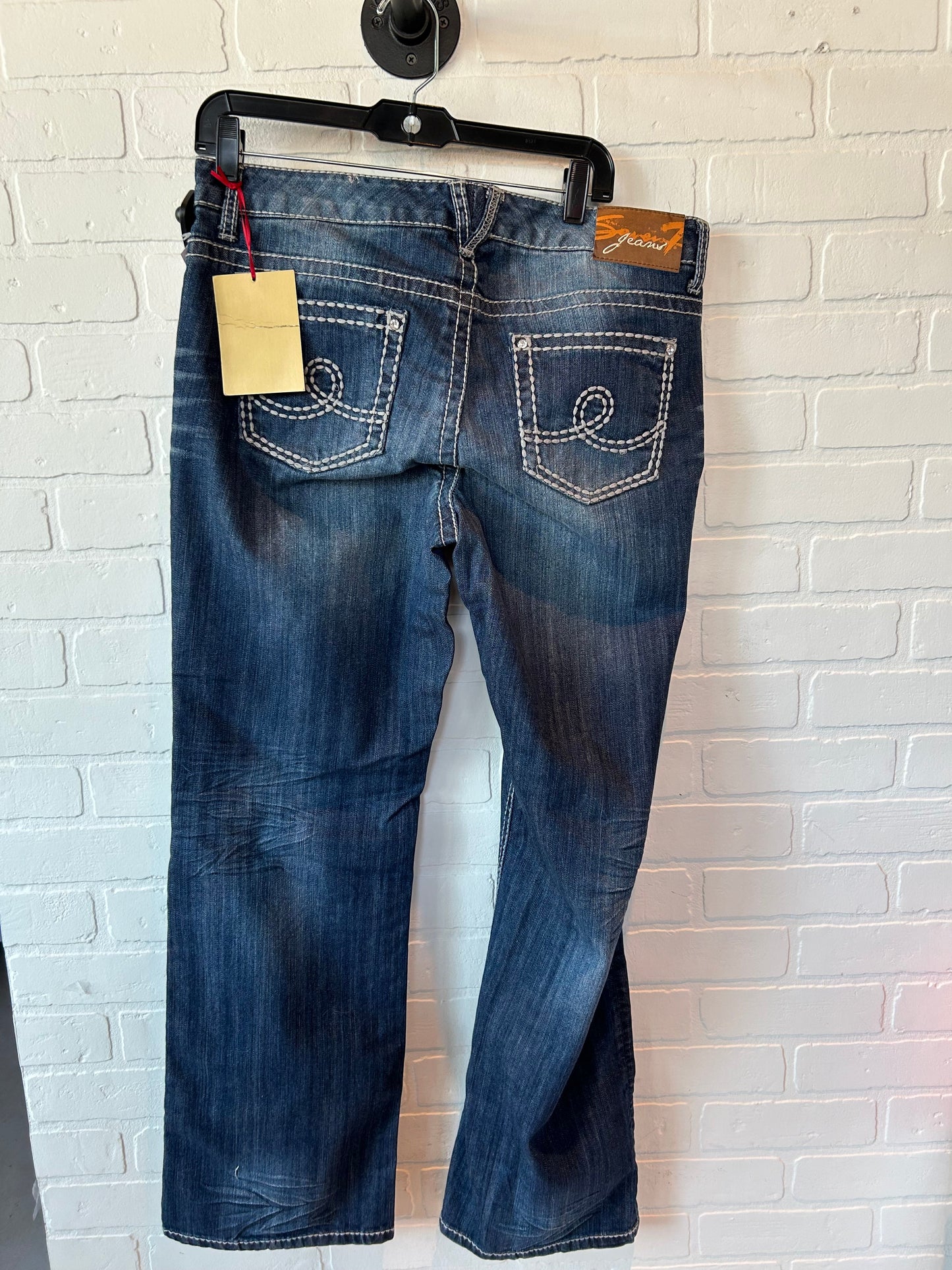 Blue Denim Jeans Boot Cut Seven 7, Size 16