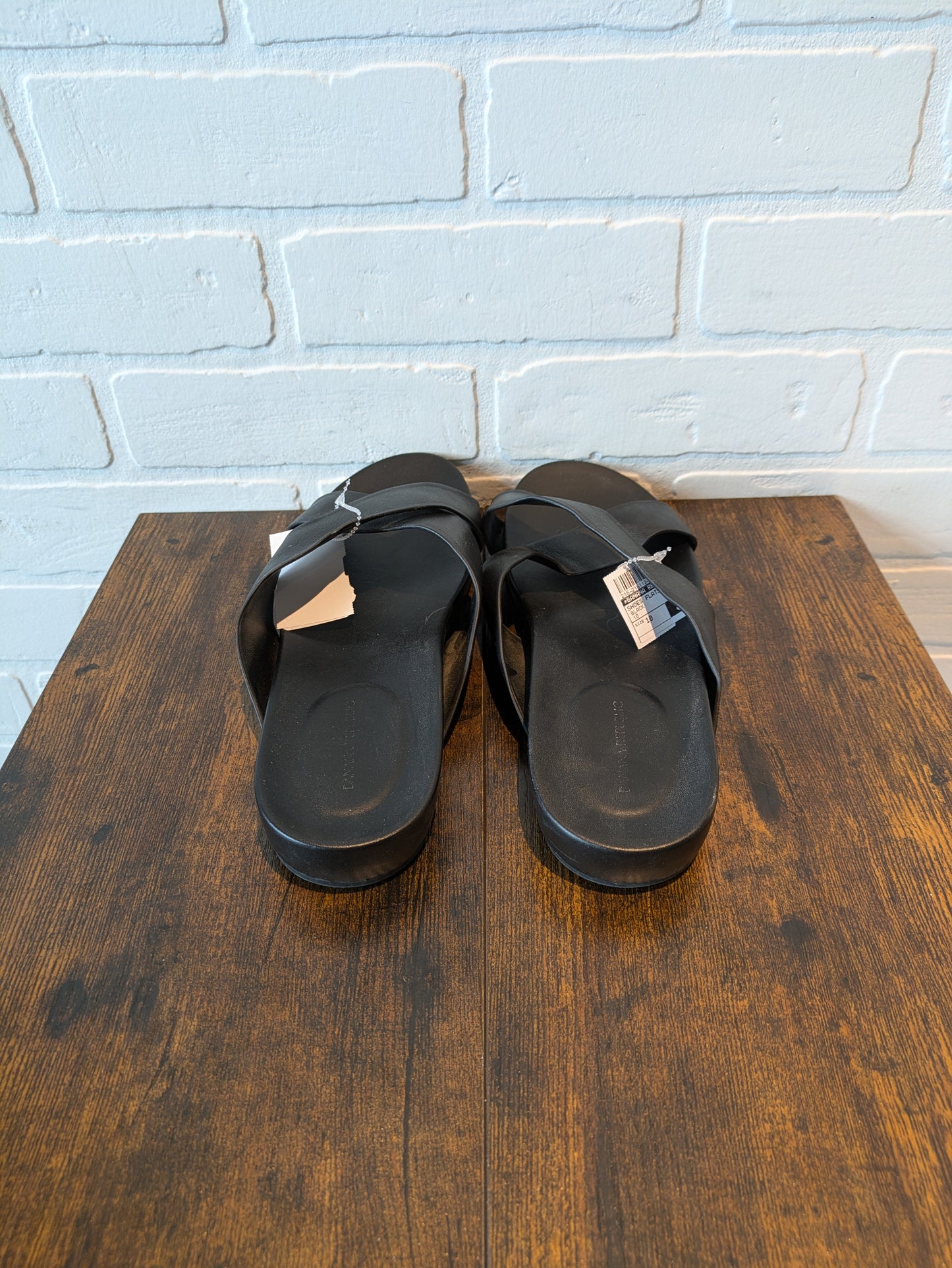 Black Shoes Flats Banana Republic, Size 10