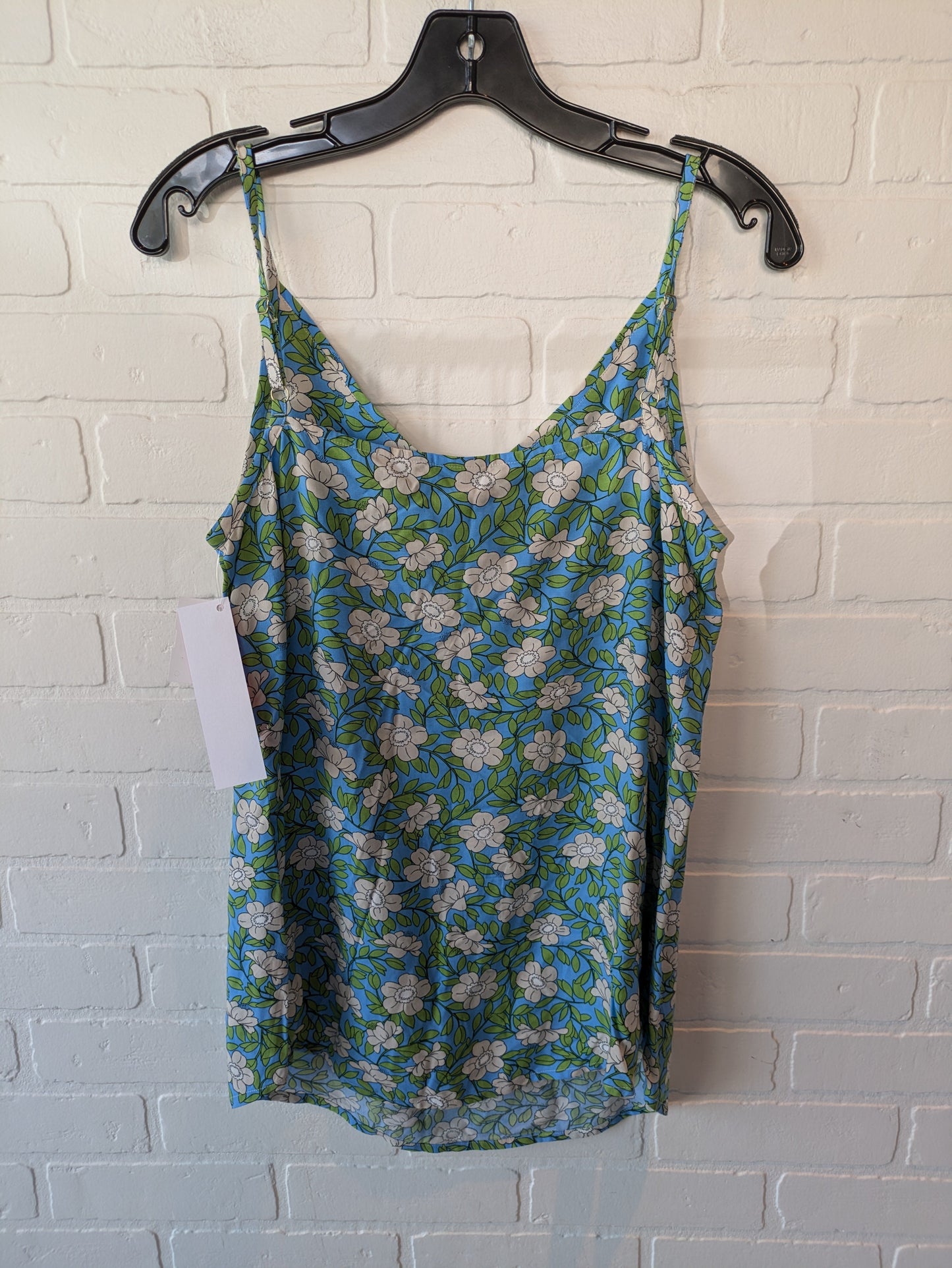 Top Sleeveless By Cabi In Blue & Green, Size: S