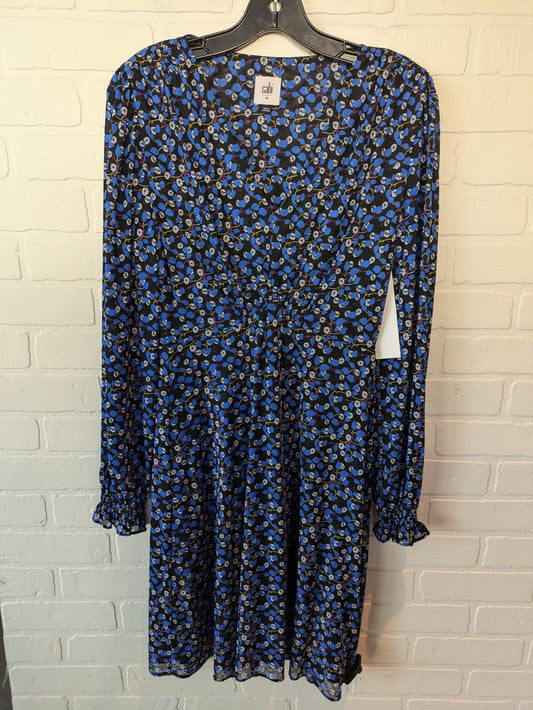 Dress Work By Cabi In Black & Blue, Size: M