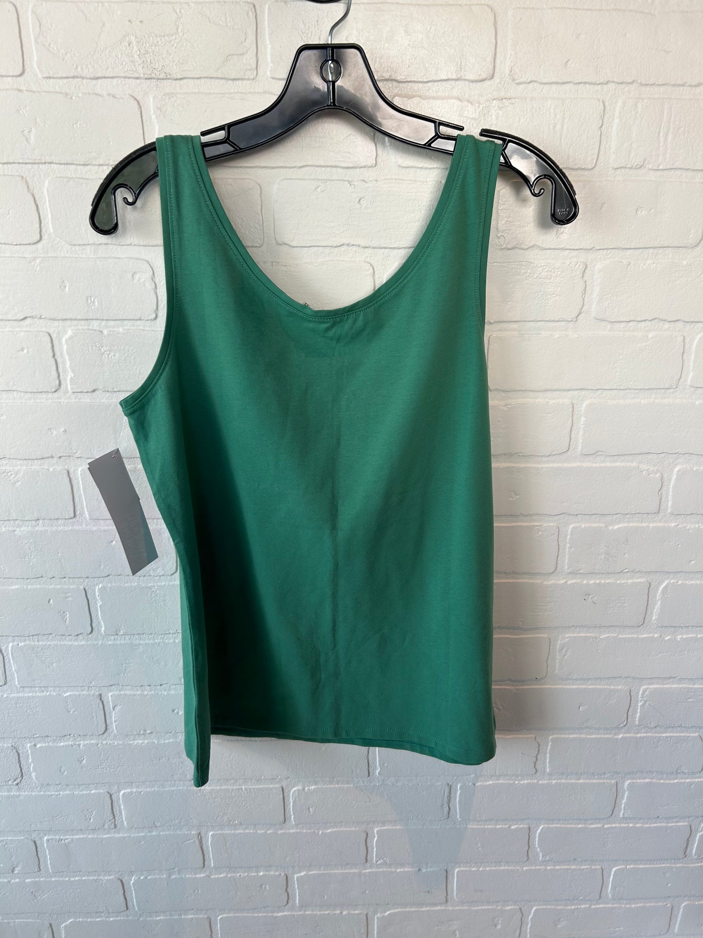 Top Sleeveless Basic By Nic + Zoe In Green, Size: L