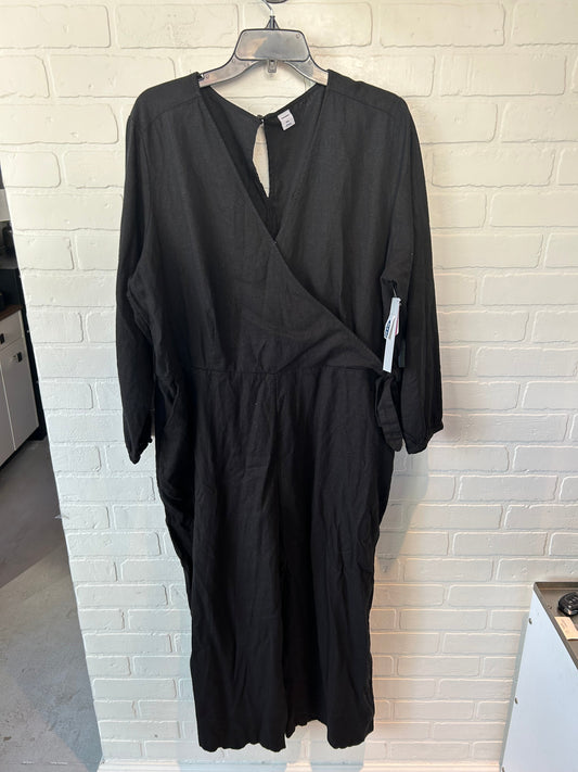 Jumpsuit By Old Navy In Black, Size: 1x