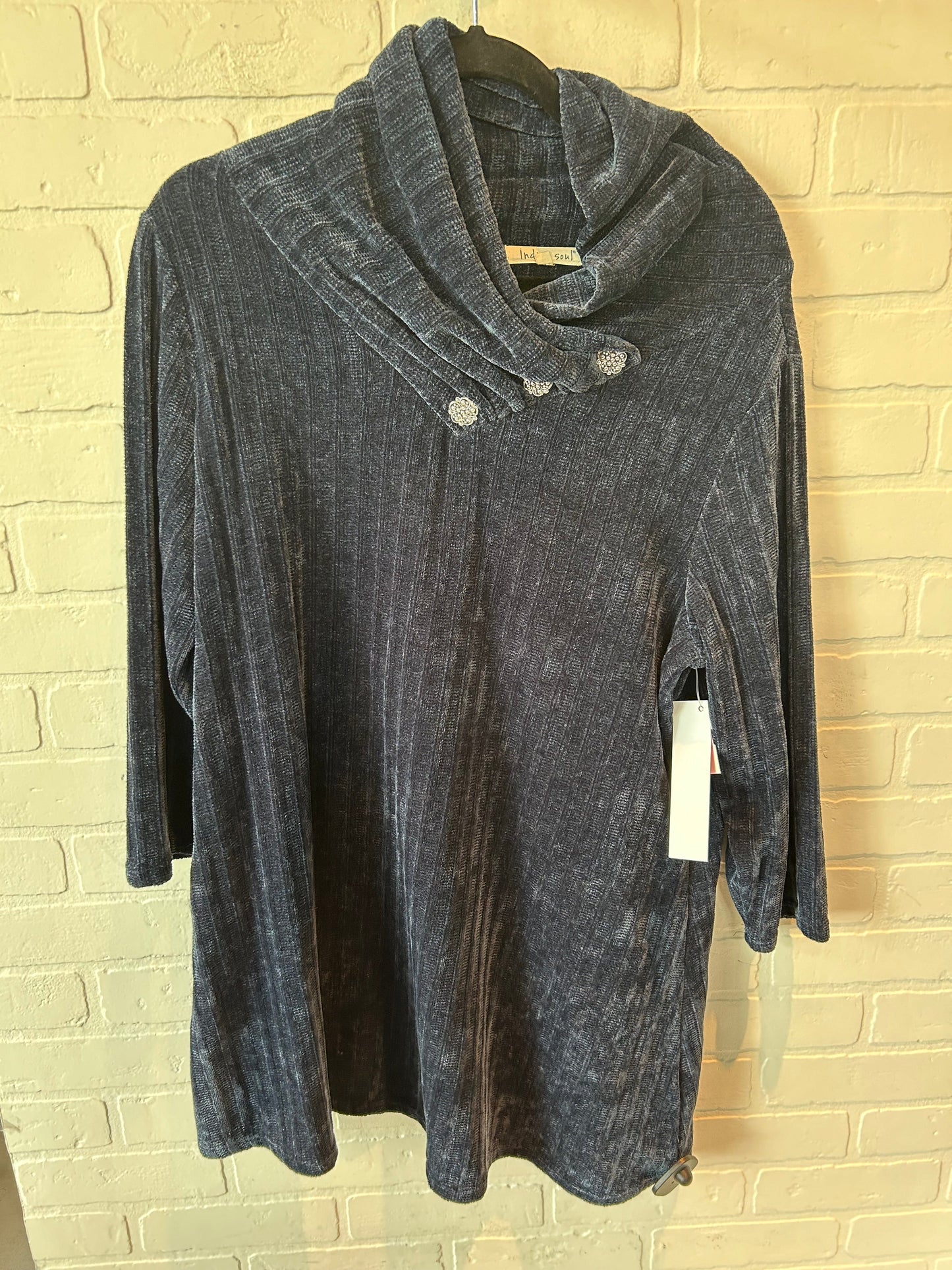 Sweater By Indigo Soul In Blue, Size: Xl