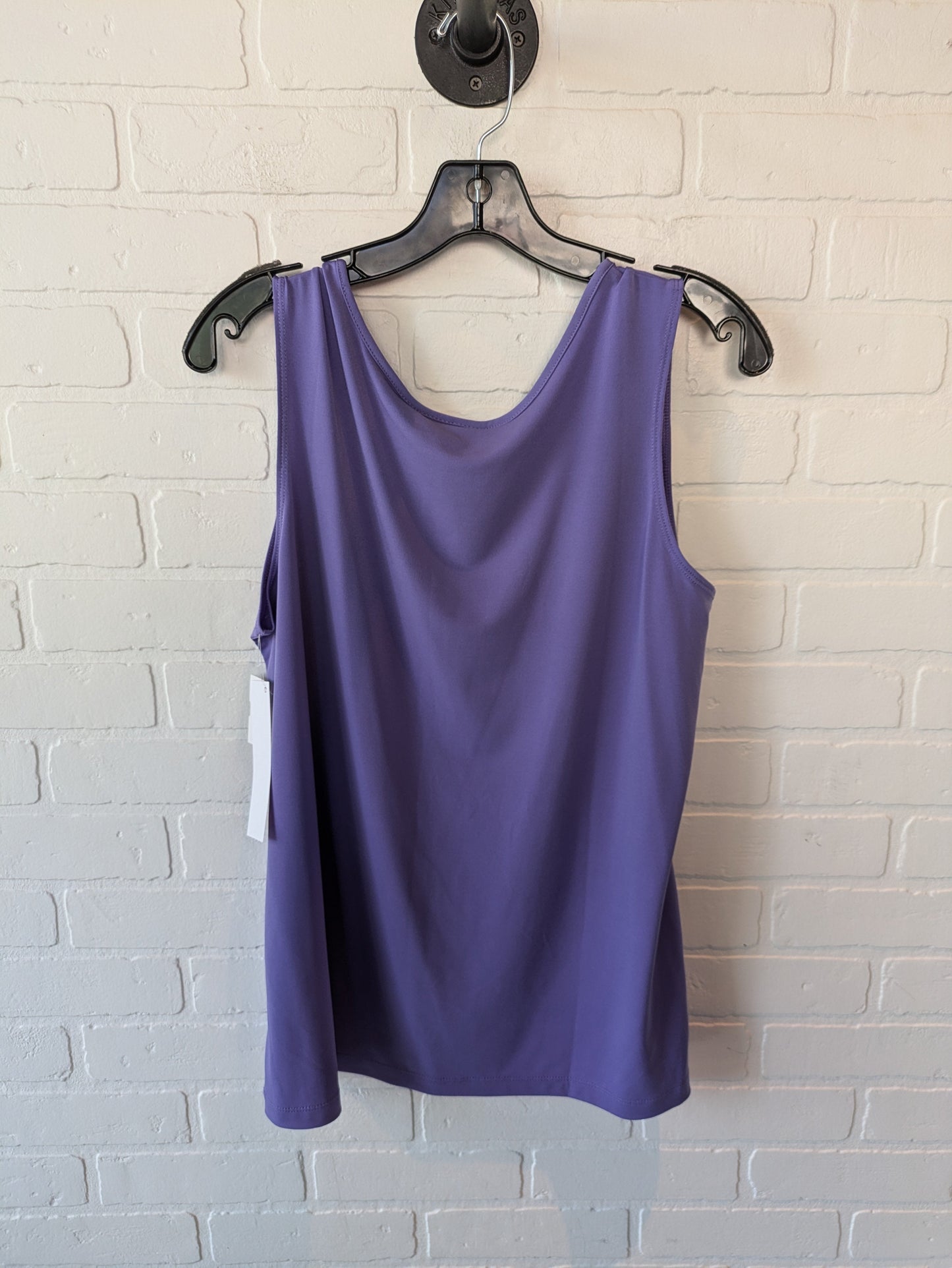 Top Sleeveless By Susan Graver In Purple, Size: L