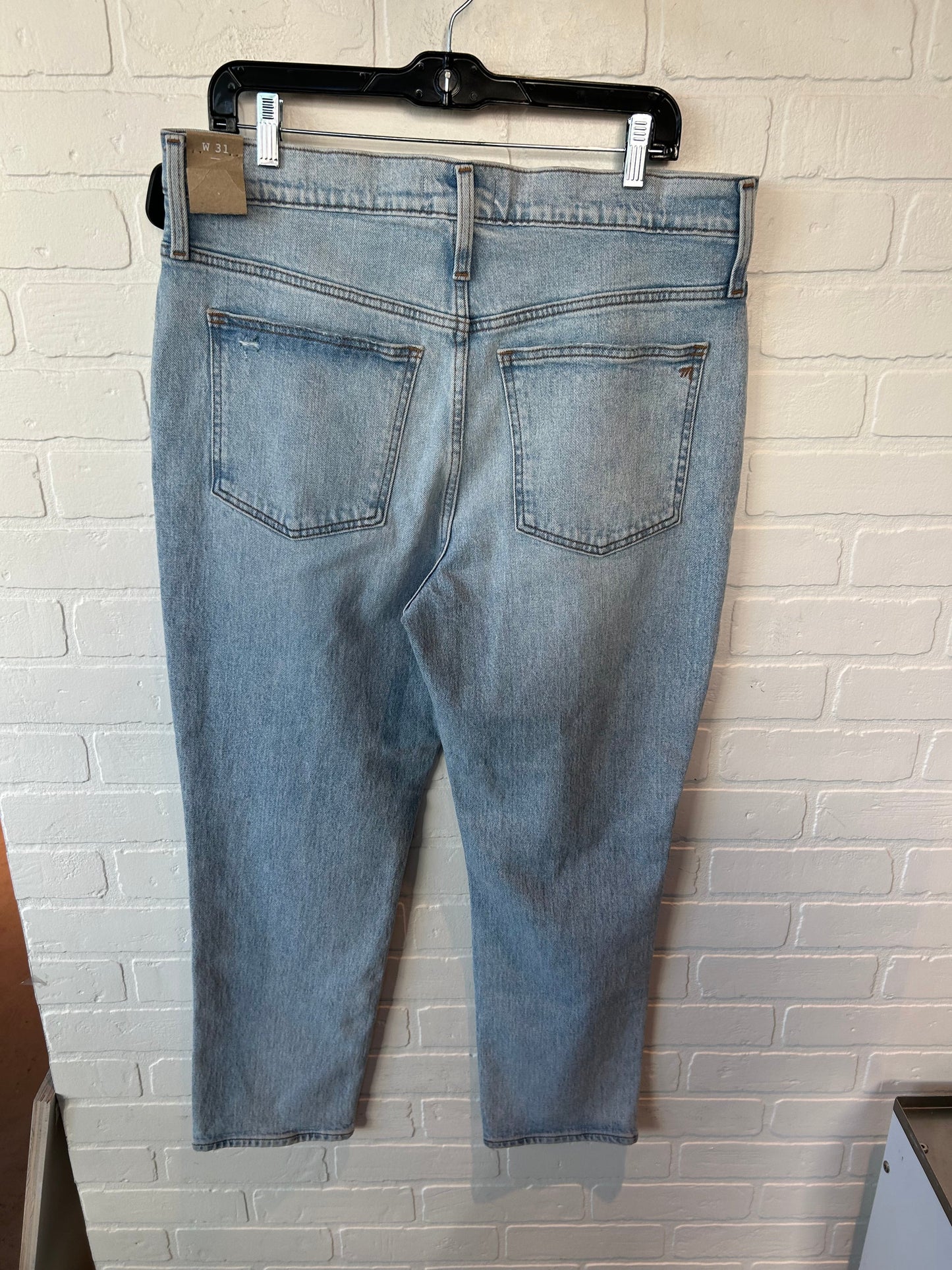 Jeans Cropped By Madewell In Blue Denim, Size: 12