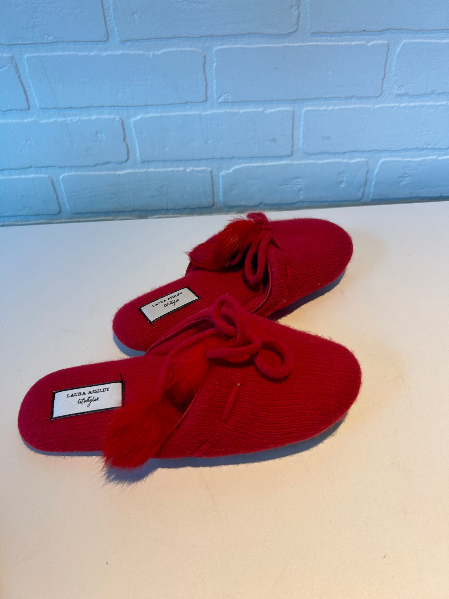 Slippers By Laura Ashley In Red, Size: 6.5